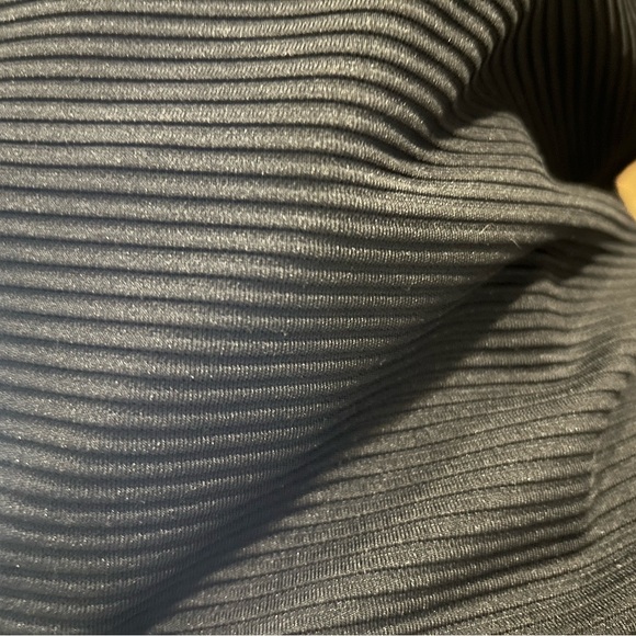 River Island London Black Plisse Smart Trousers NWOT - Picture 4 of 5